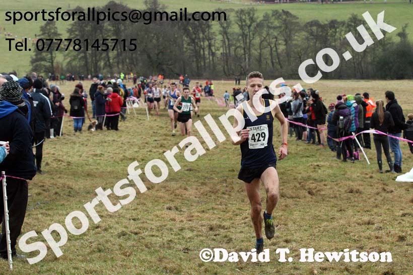 Senior men, 2018 Northern Cross Country Champs., Harewood House, Leeds. Photo: David T. Hewitson/Sports for All Pics